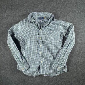 Polo Ralph Lauren Shirt Mens Large Multicolor Plaid Cotton Classic Fit Button Up